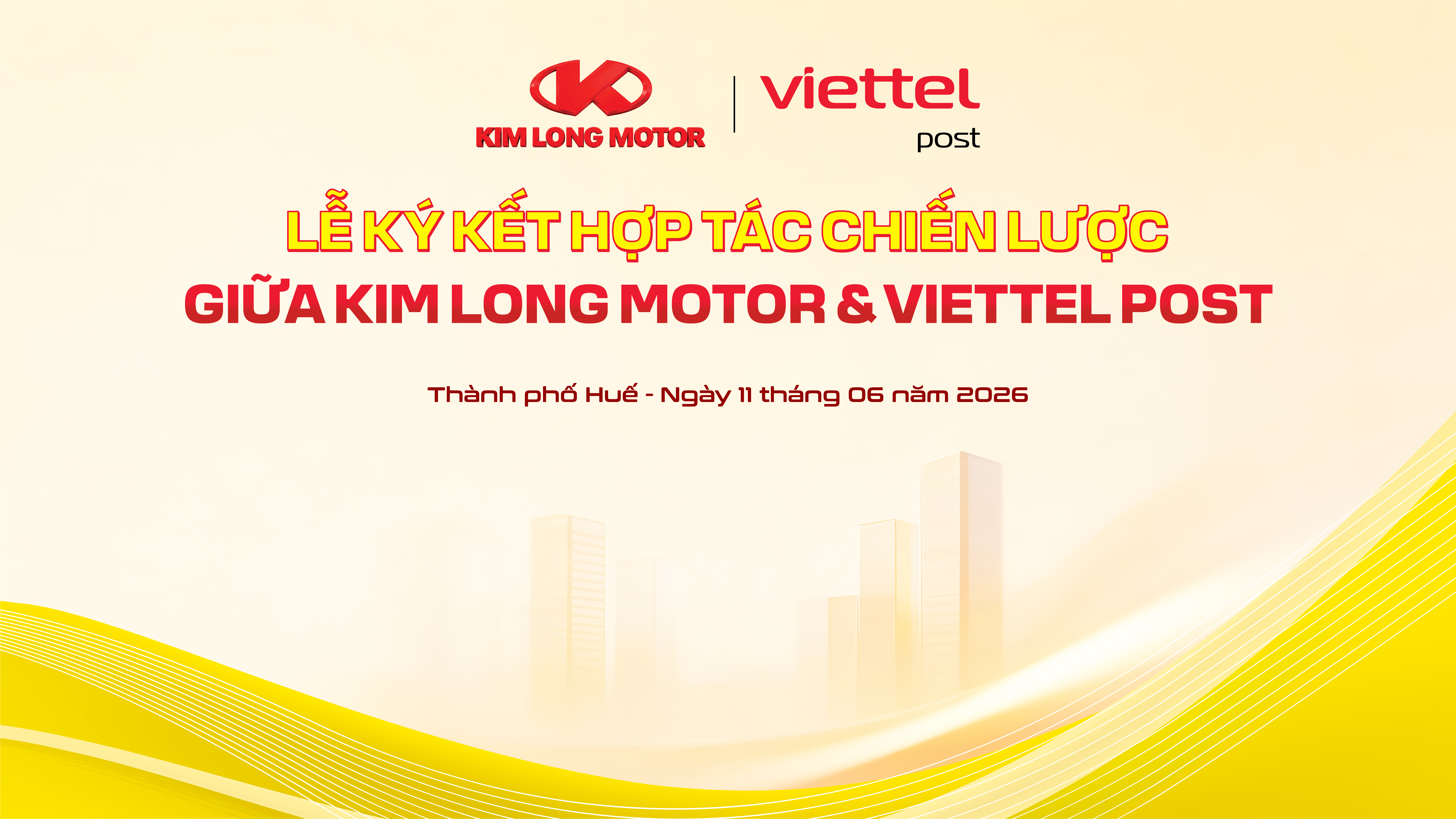 THÔNG CÁO BÁO CHÍ: KIM LONG MOTOR & VIETTEL POST KÝ KẾT HỢP TÁC CHIẾN LƯỢC TOÀN DIỆN